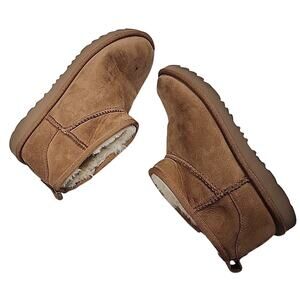 UGG Women's Classic Ultra Mini Chestnut Boots Size 5